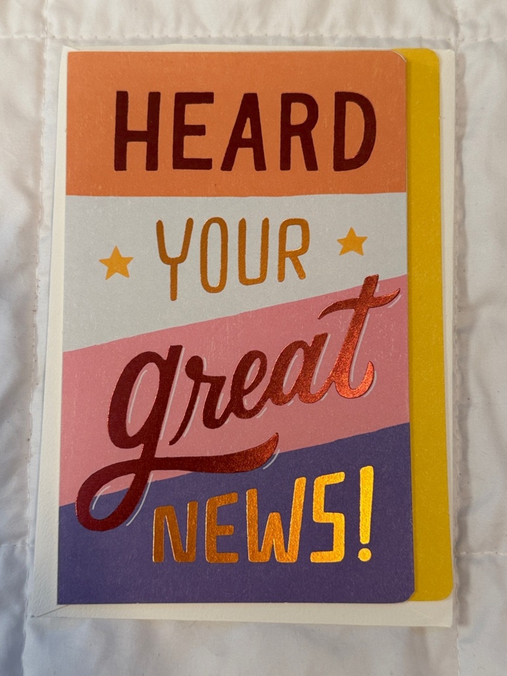 🌻 Bundle of 2 Hallmark Congratulations Cards - Picture 2 of 7